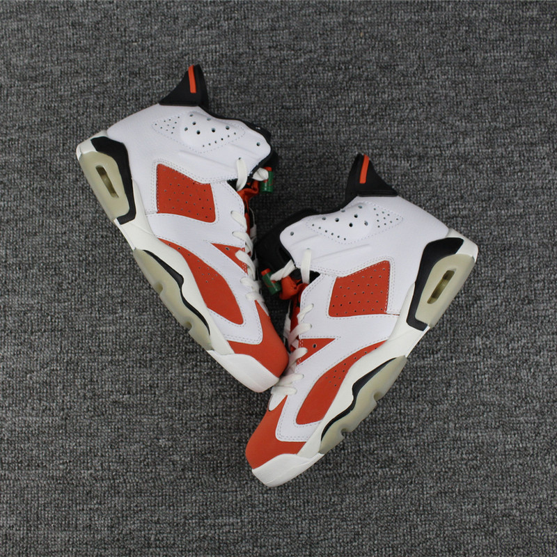 Air Jordan 6 Gatorade White Red Shoes - Click Image to Close